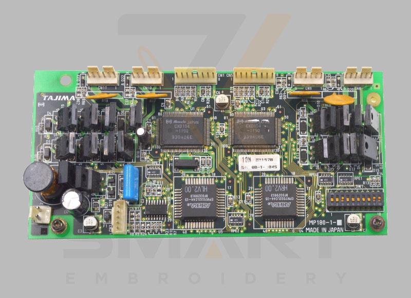 استخدام MP 180-1 بطاقة إلكترونية HLV 2.00 لآلة التطريز الفردي Tajima 0J2700101060 CL6101A60000
