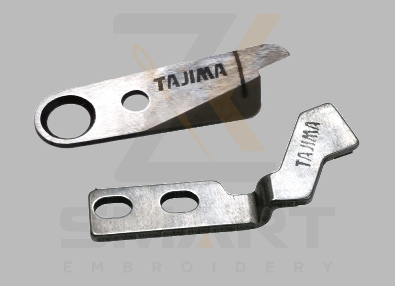 Tajima التطريز شفرة الثابتة والسكين المنقولة